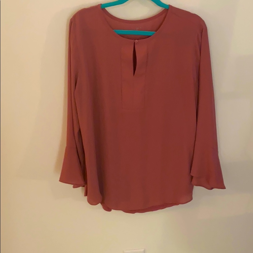 Mauve long sleeve shirt